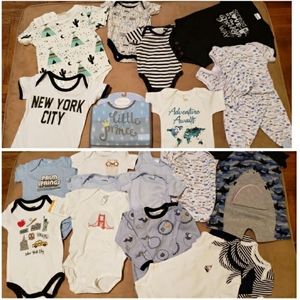New 23 piece Baby Clothing Lot